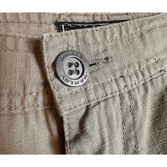 Vtg Y2K Oakley Rip Stop Cargo Pants Men’s 40x32 Khaki Tactical Military Baggy - Picture 6 of 16